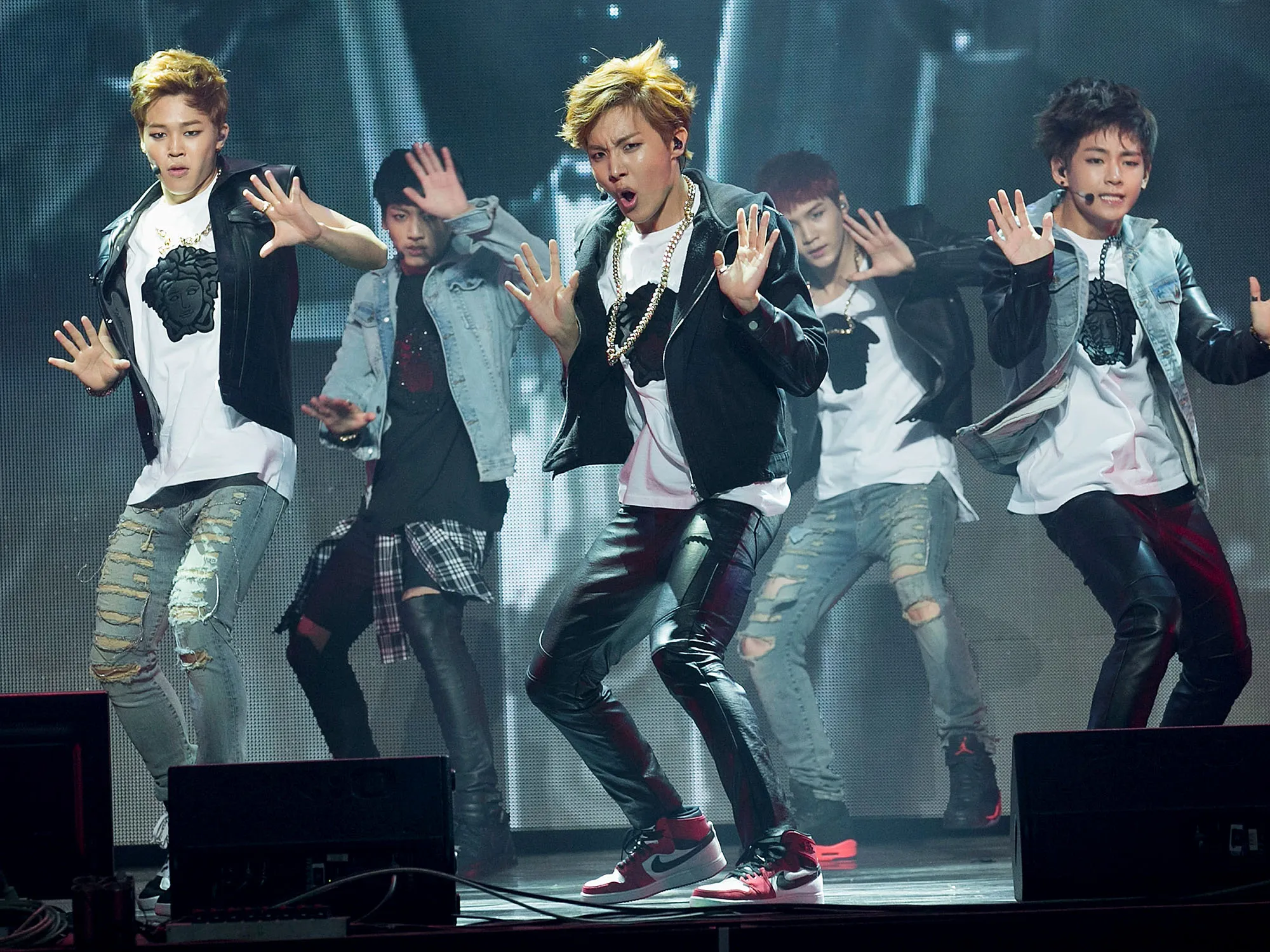 BTS performs&nbsp;in Seoul.