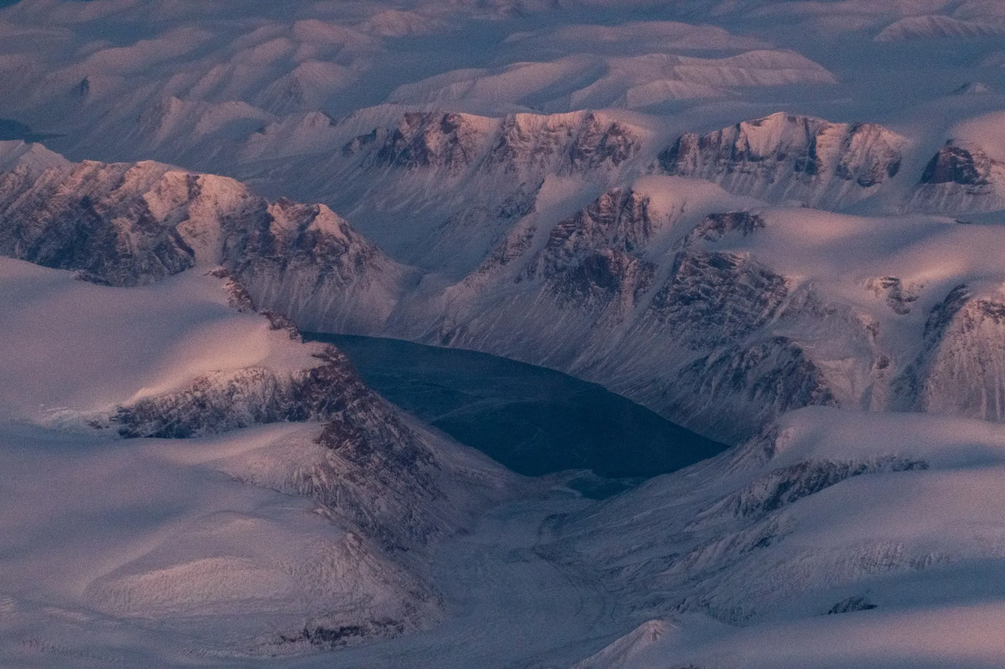 The Arctic tundra is seen from an airplane between Iqaluit and Pond Inlet, Nunavut last year.