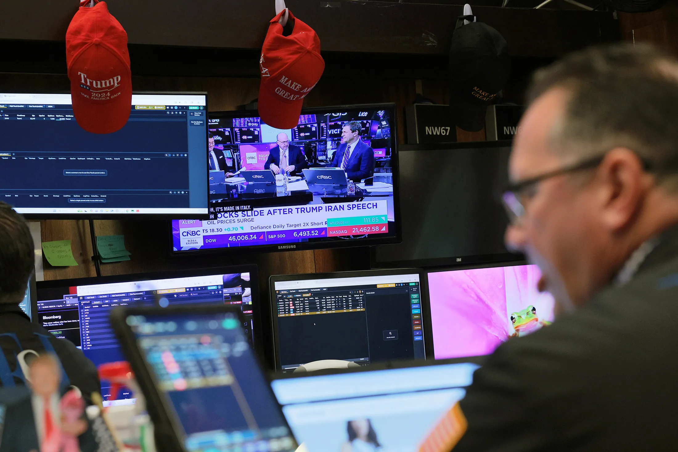 The floor of the New York Stock Exchange on Thursday morning.