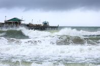 Tropical Storm Nicole Bears Down On Florida's Atlantic Coast