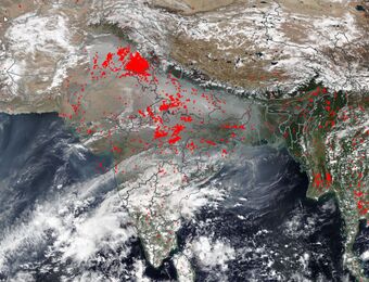 relates to India Makes Progress Curbing Crop Burning in Bid to Combat Smog