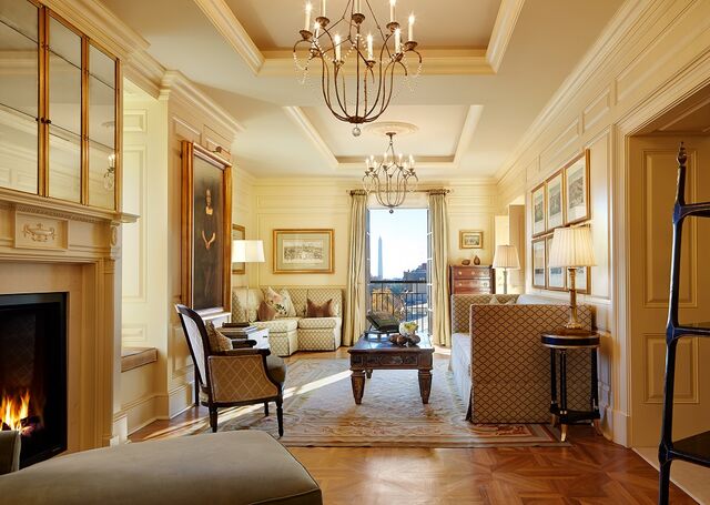 A suite at the Jefferson Hotel