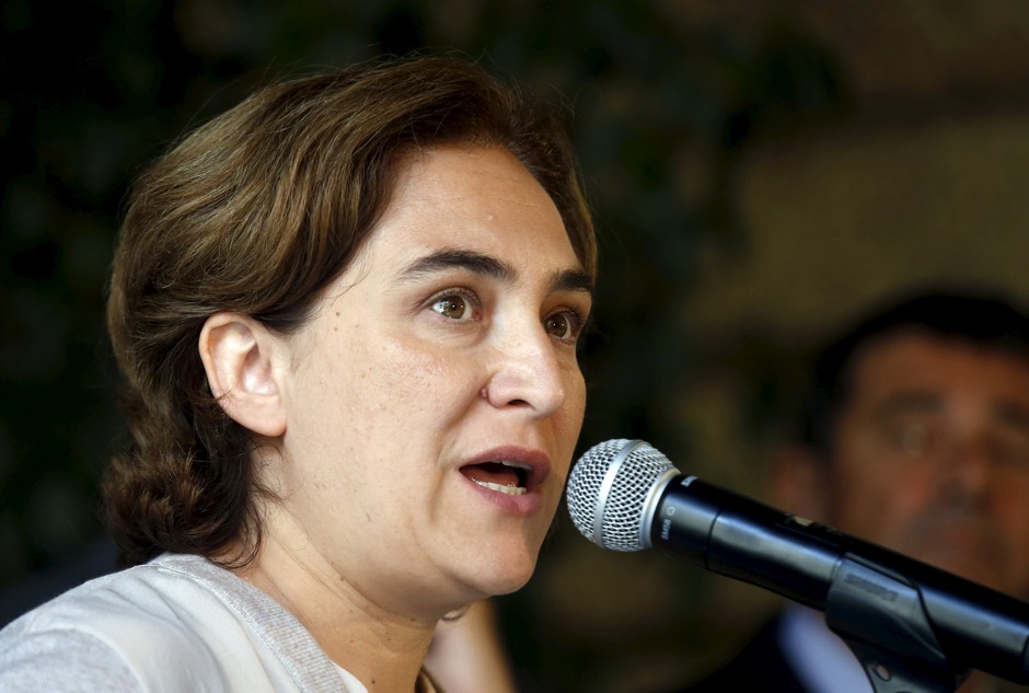 Barcelona Mayor Ada Colau in 2015. 