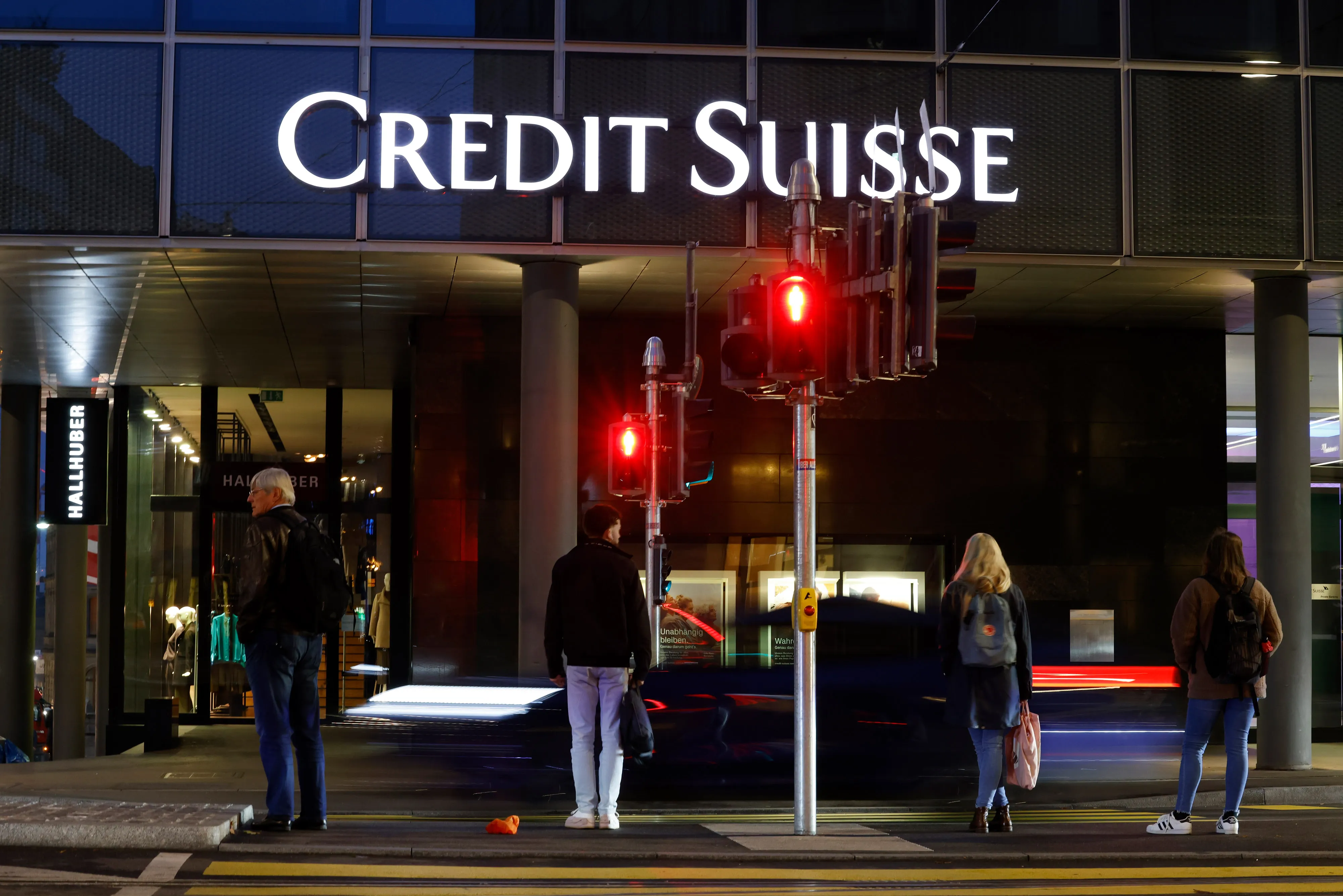 A Credit Suisse Group AG bank branch in Basel, Switzerland.