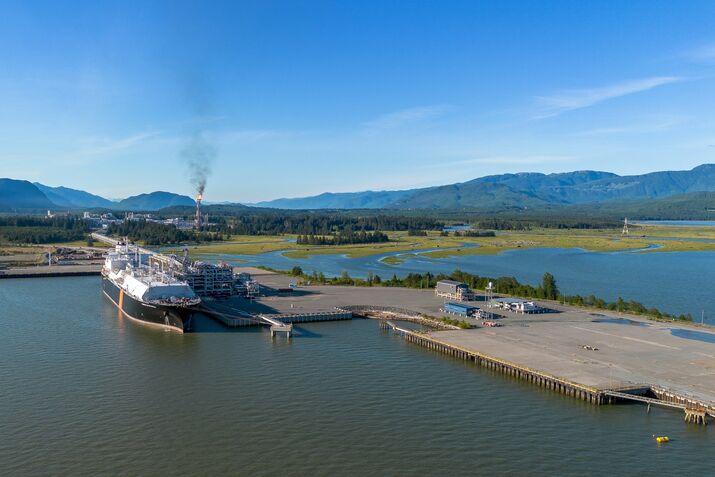 LNG Canada Facilities As Project Begins Shipping Export Cargo