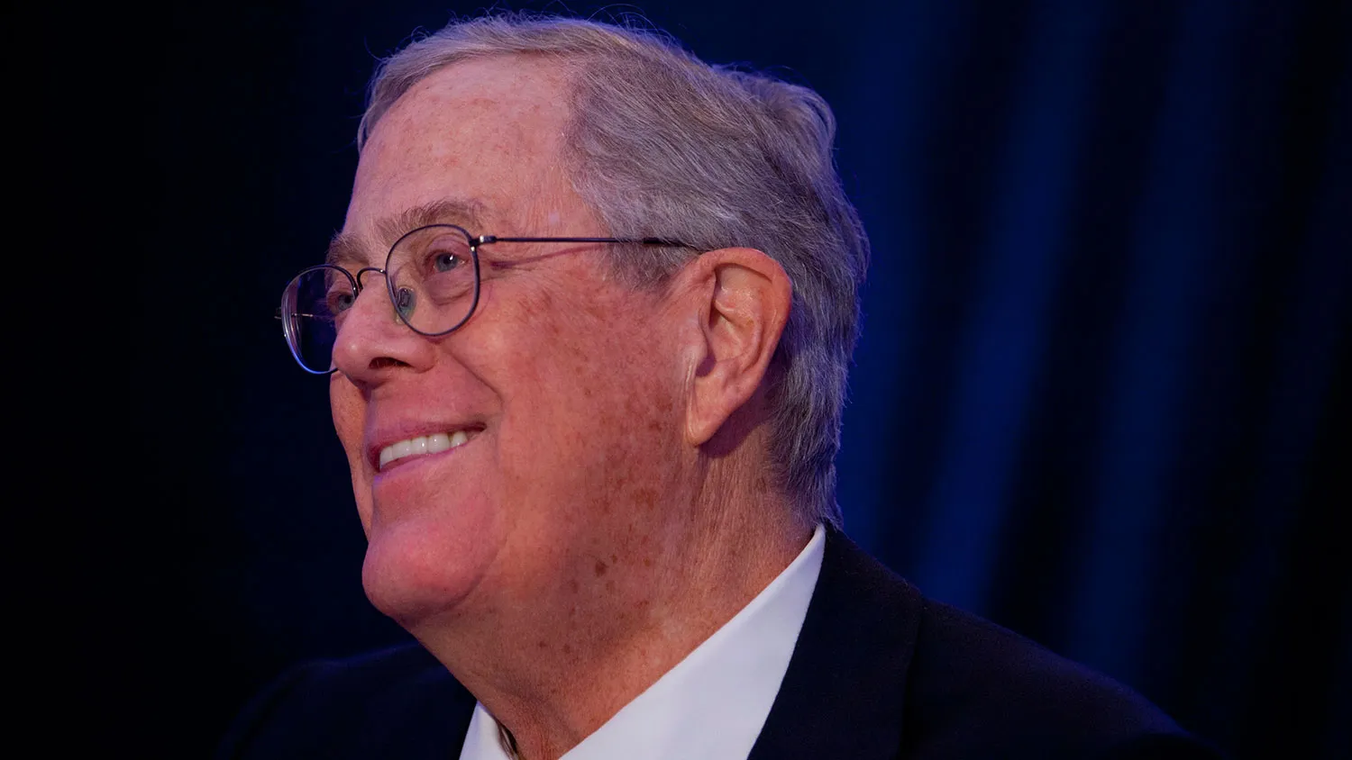 David Koch appears at the Economic Club of New York on Dec. 9, 2013.

