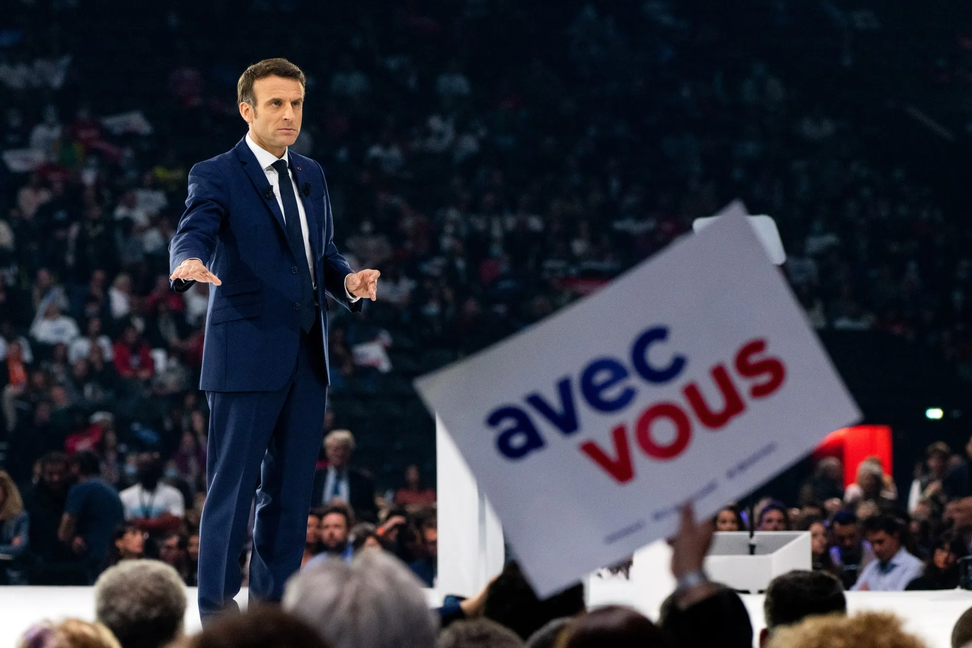 仏大統領選、マクロン氏の再選なるか予断許さず－10日に1回目投票