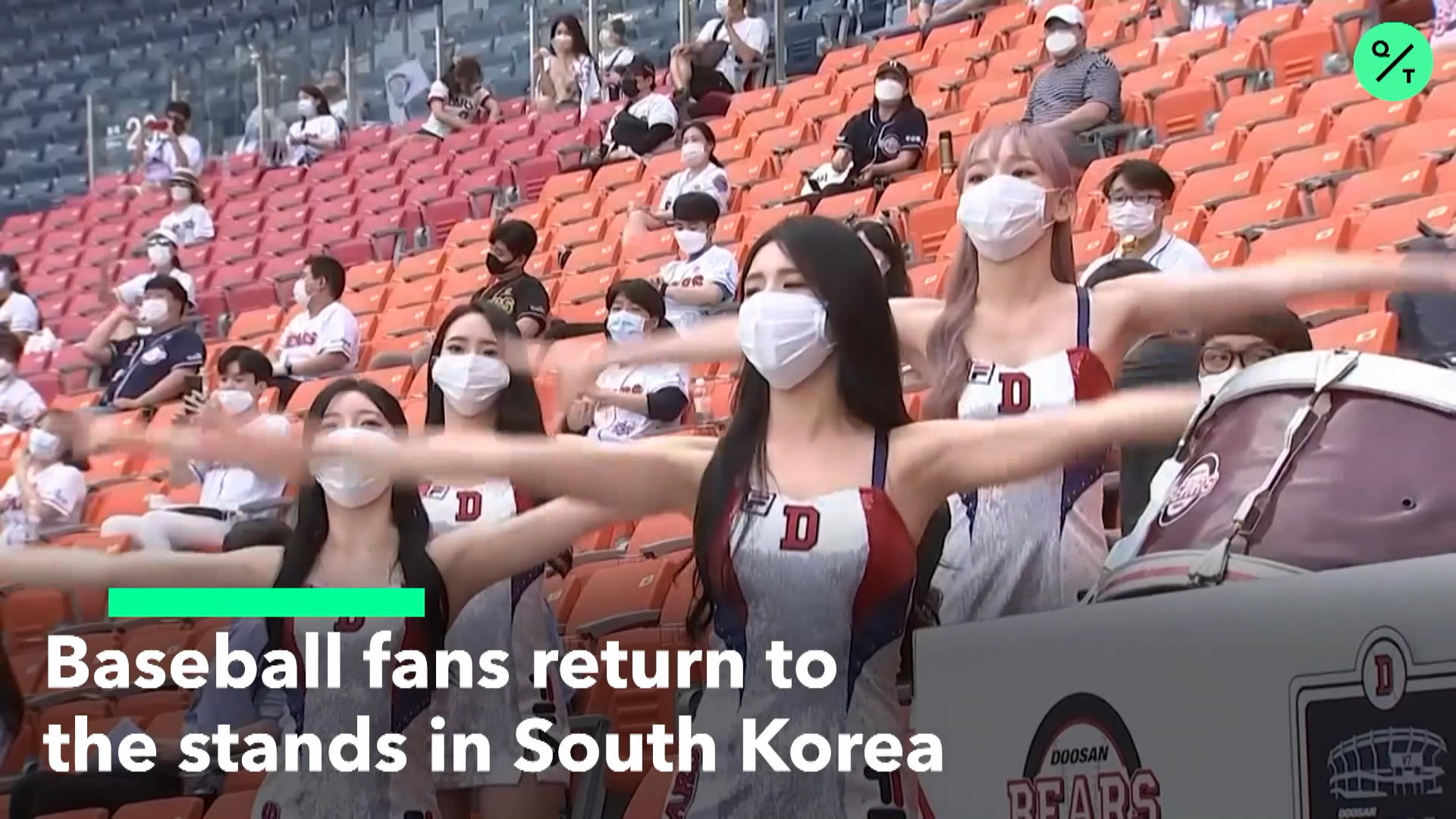 Watch Baseball Returns to South Korea Stadiums Bloomberg