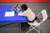 Student using free wifi at the YMCA