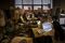 Employees of start ups work at their desks at You+ in Beijing