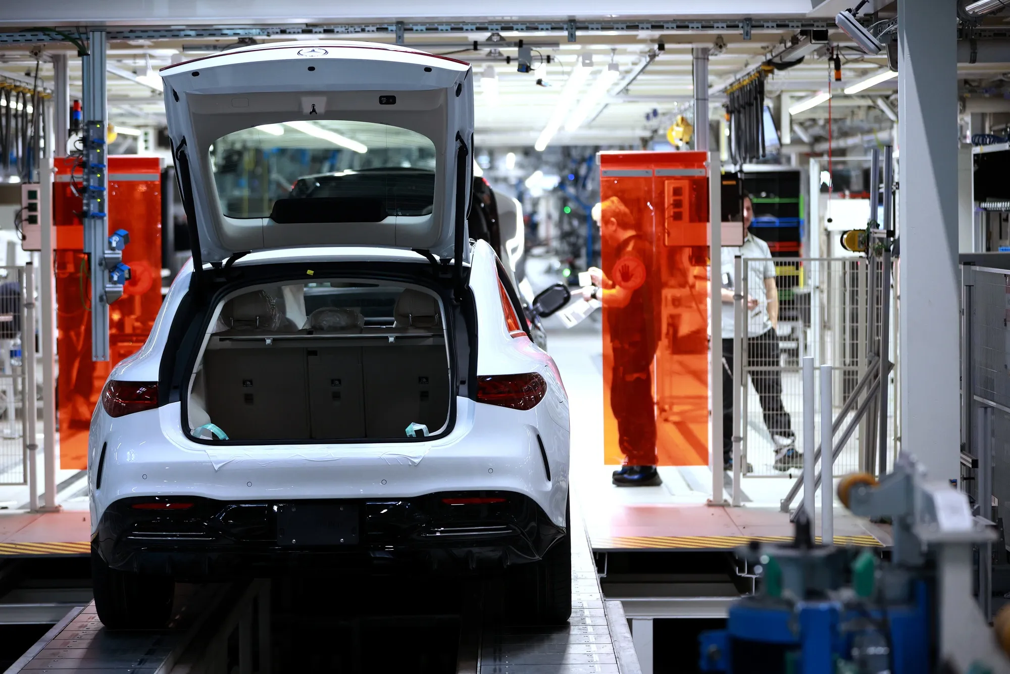 Automobile manufacture in Germany.