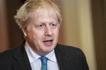 Boris Johnson, U.K. prime minister, speaks during a press conference,