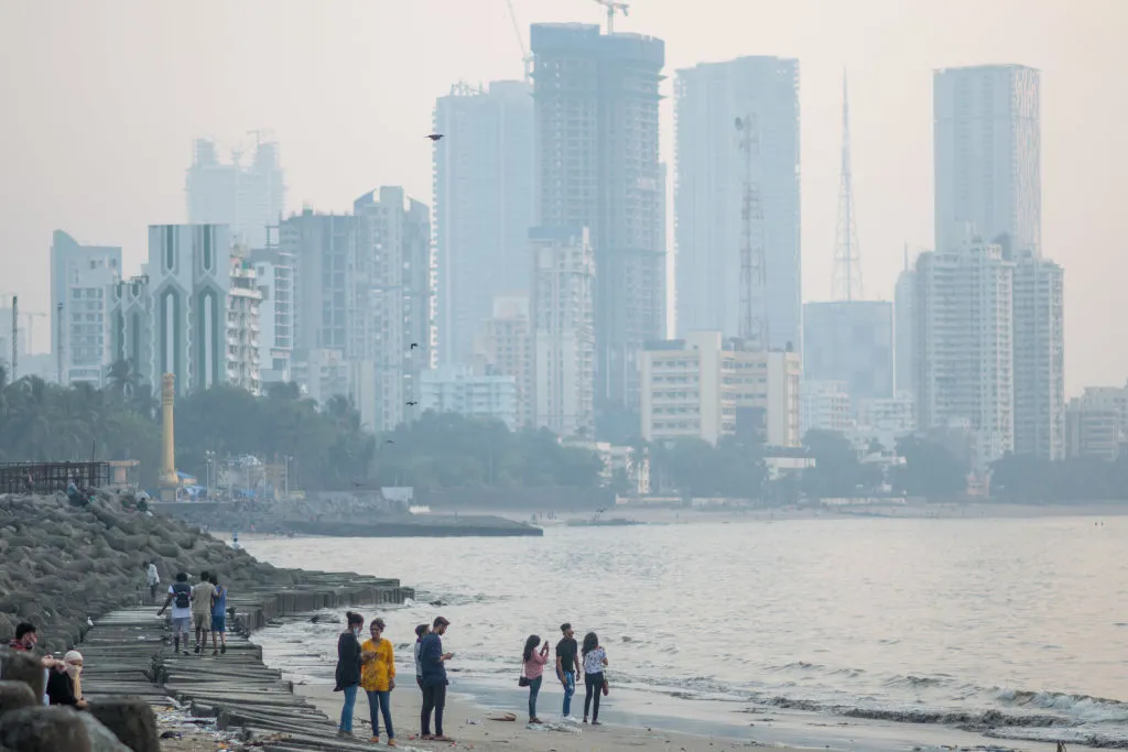 Mumbai's skyline. 
