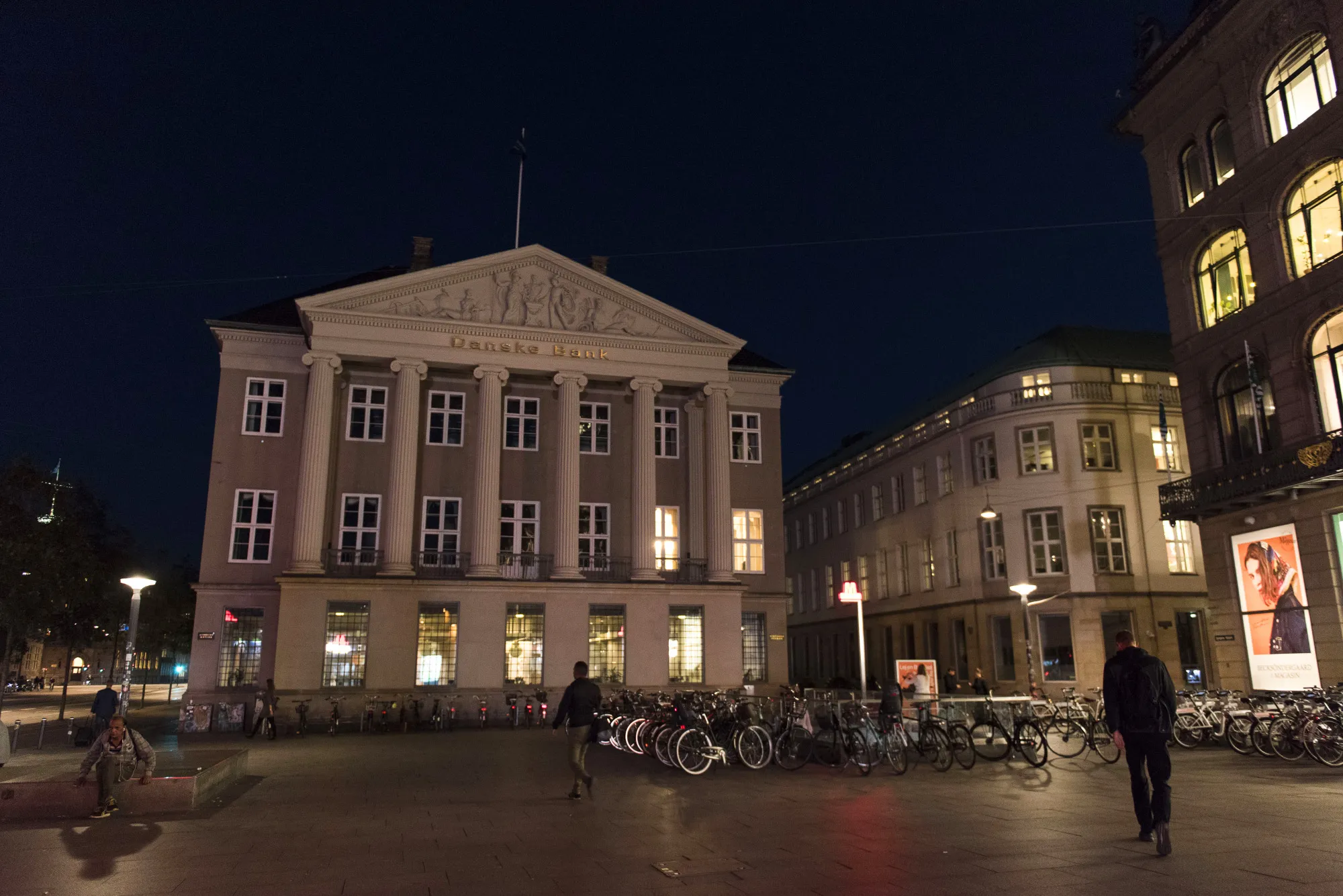 The headquarters of Danske Bank A/S stands in Copenhagen.