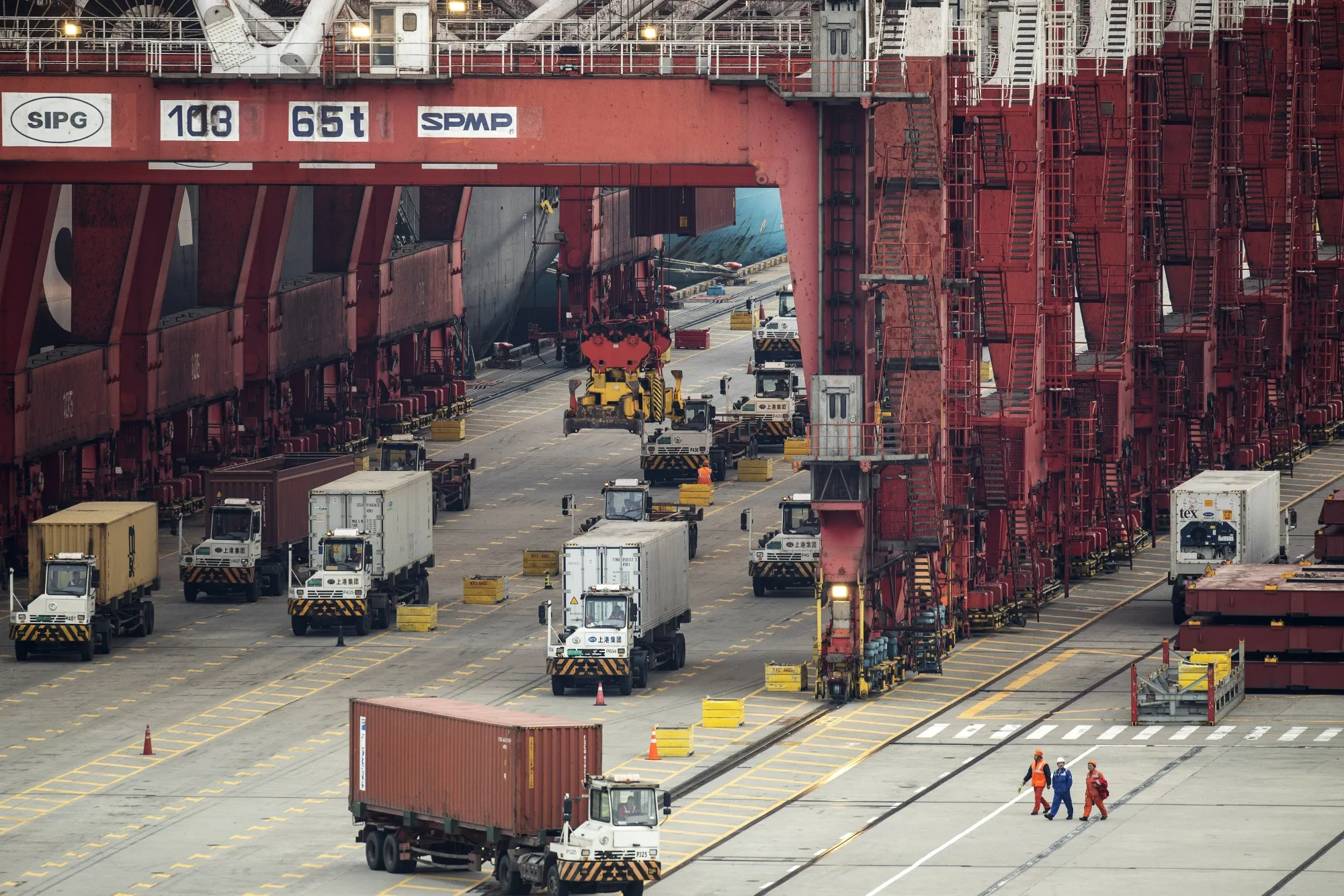 Shanghai's Container Port as U.S. Hikes Tariffs Amid Trade Talks