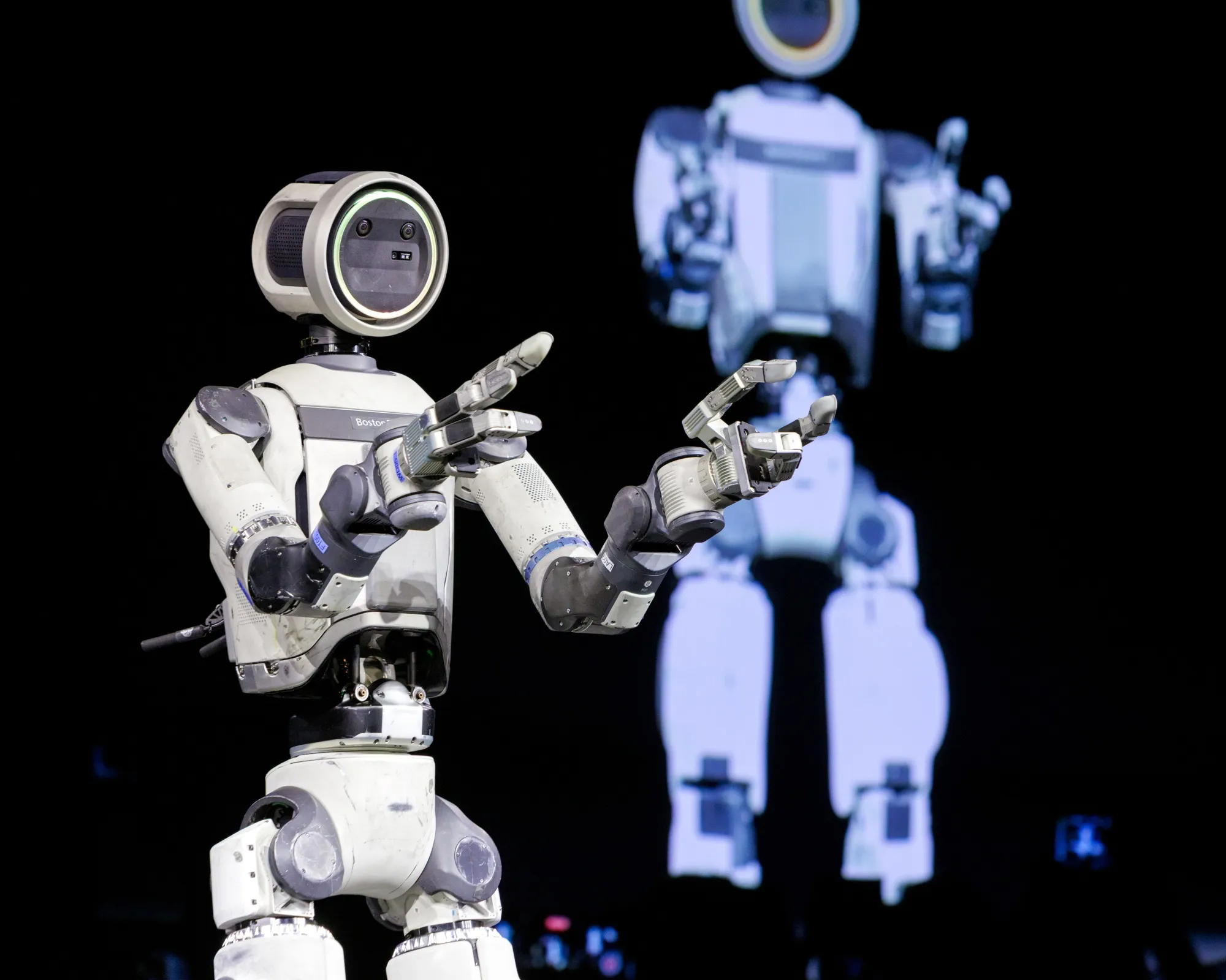 The Atlas Prototype at the Hyundai presentation during the Consumer Electronics Show in Las Vegas on Jan. 5.