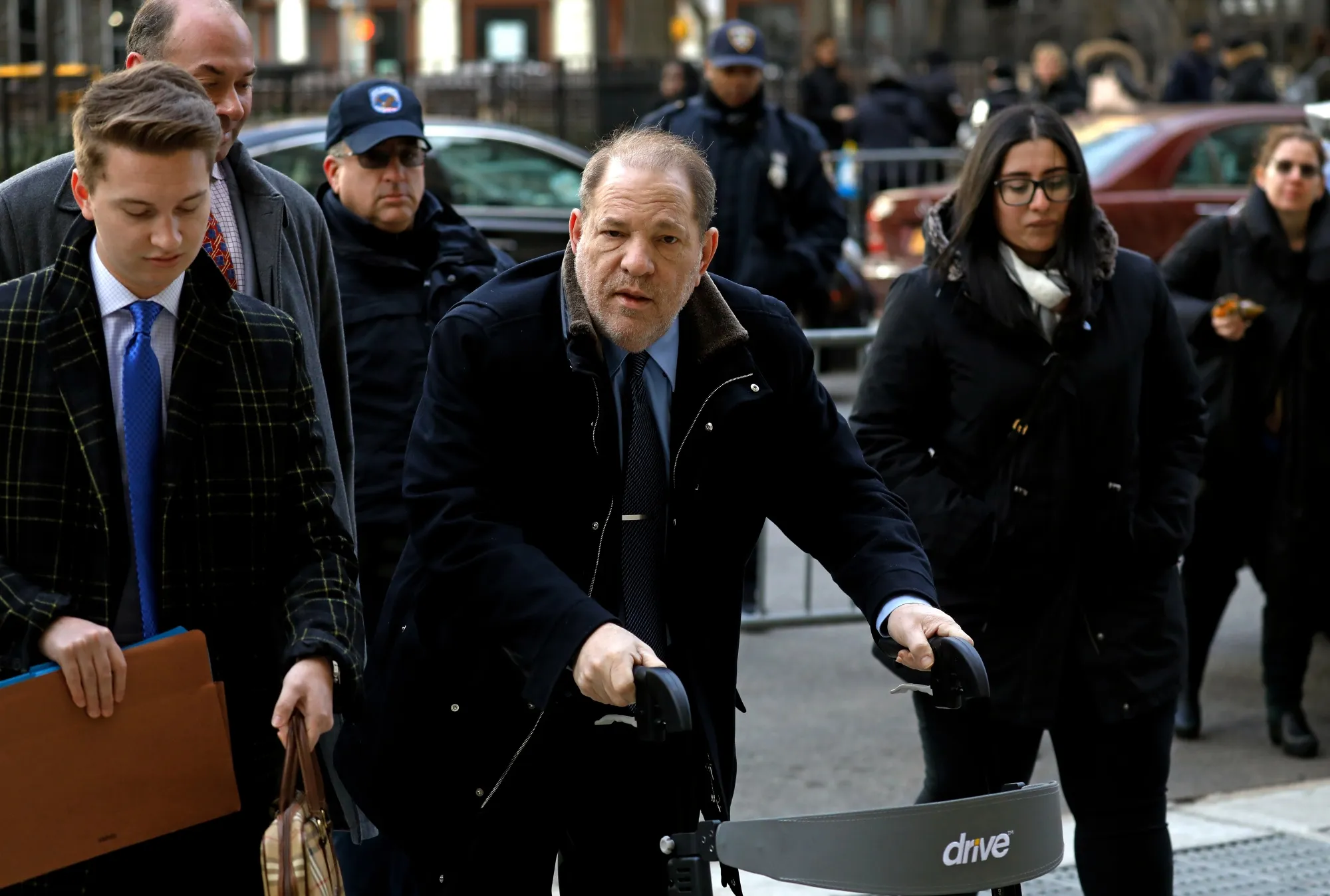Harvey Weinstein arrives at state supreme court in New York on&nbsp;Jan. 29.&nbsp;