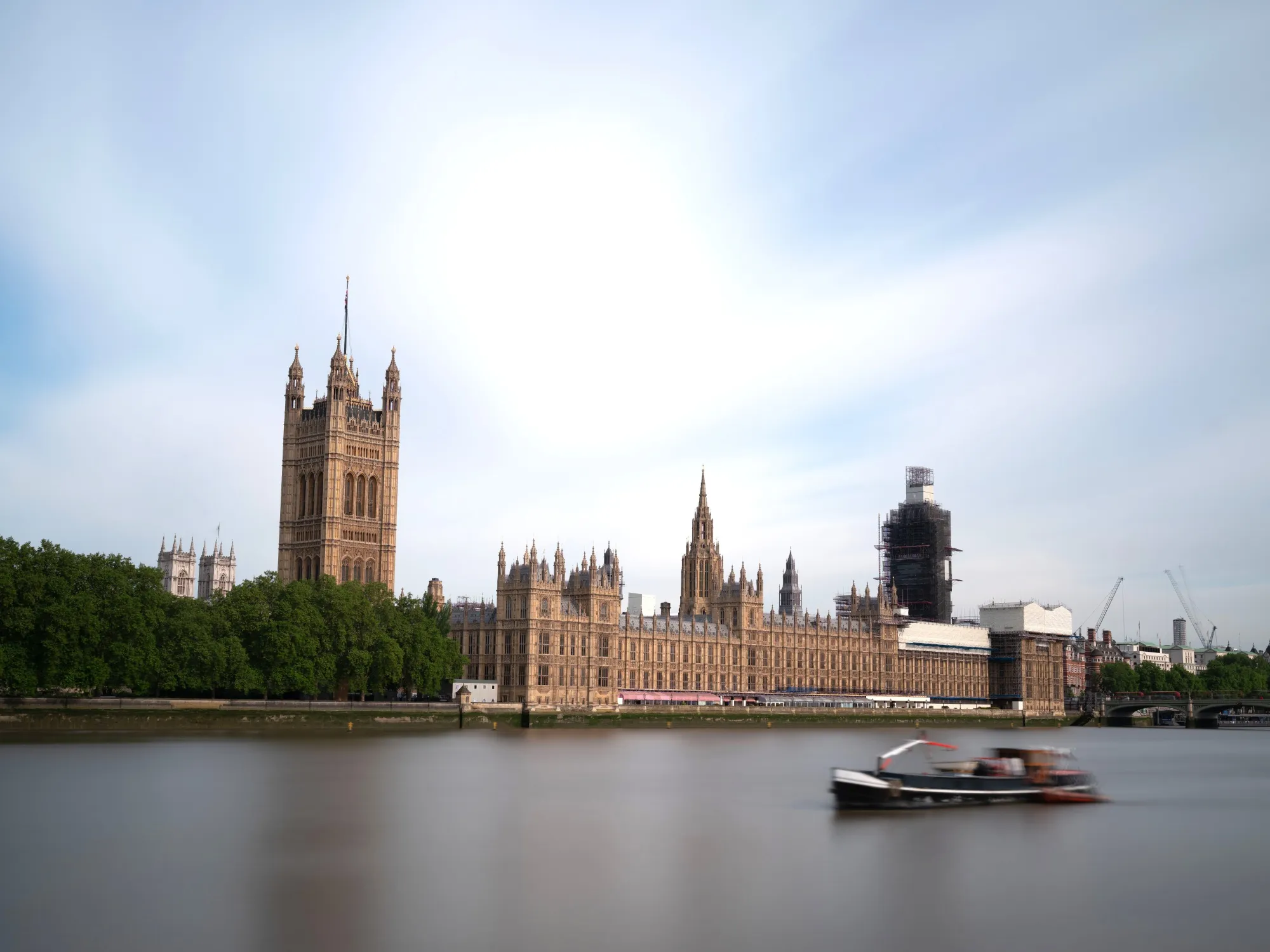 The Palace of Westminster, home to the U.K. Parliament and the House of Lords.