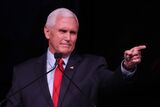 Former Vice President Mike Pence Addresses A Stanford College Republicans Forum