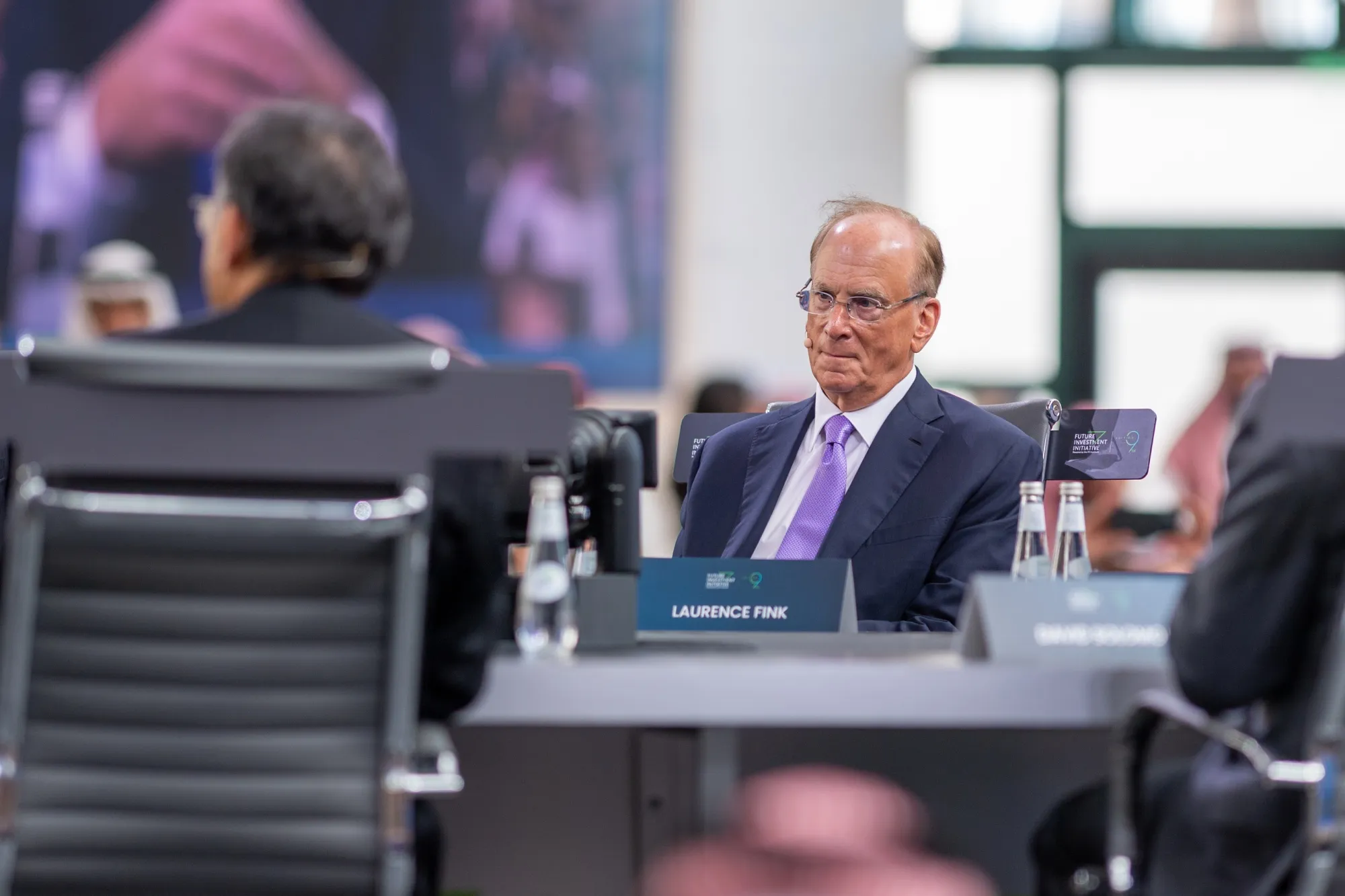 BlackRock Inc.’s Chief Executive Officer Larry Fink at FII.
