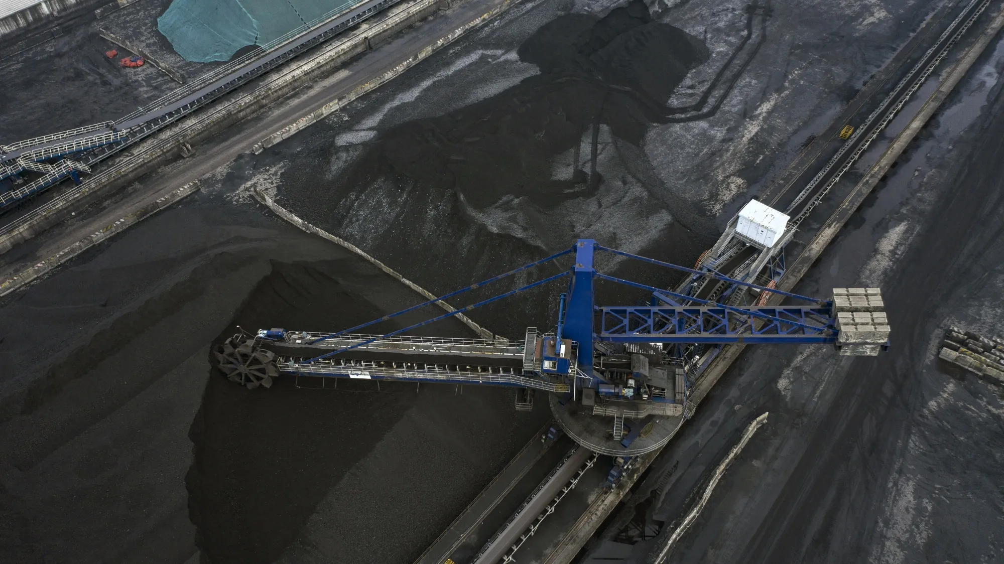 A coal stockpile in China.