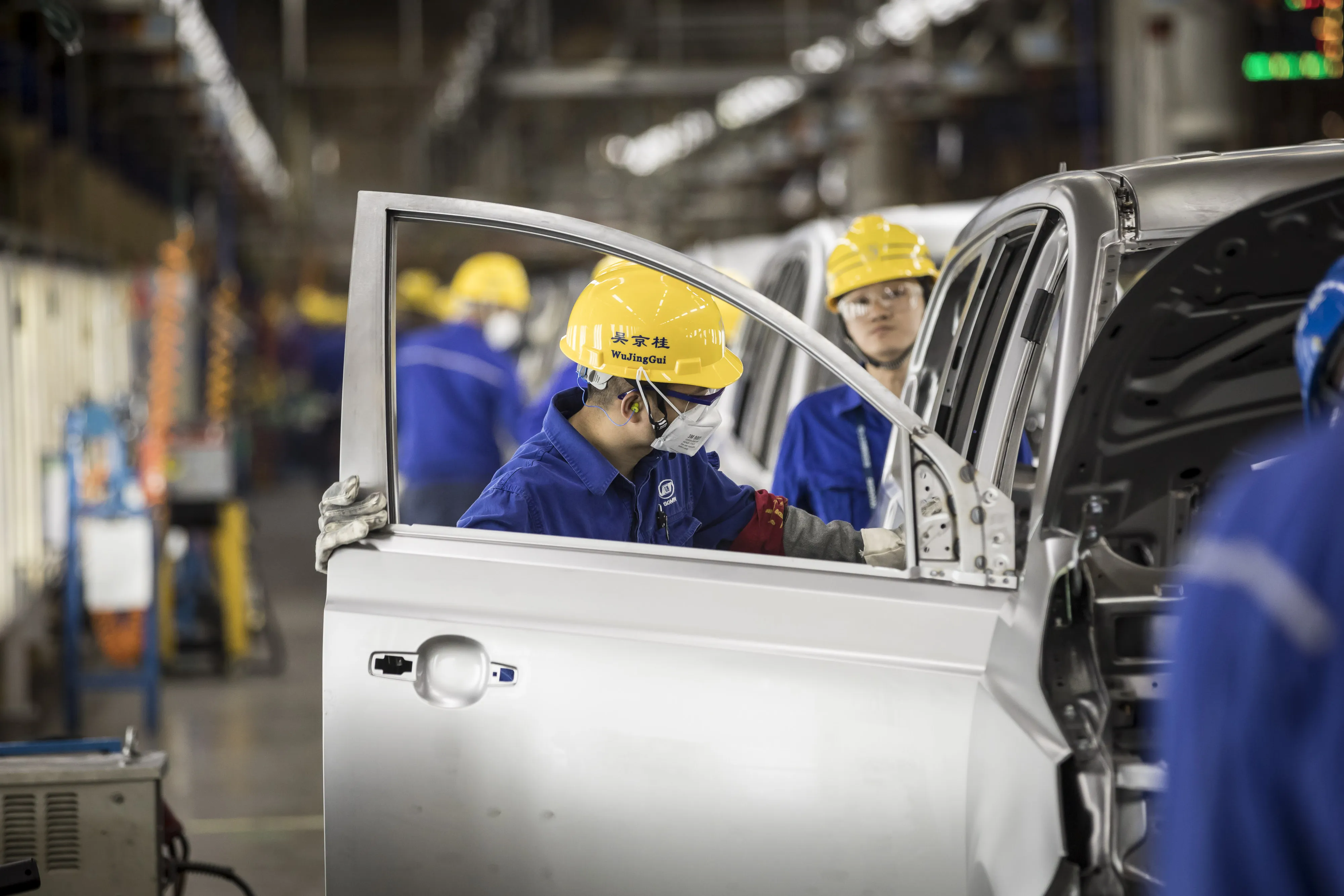 Production of General Motors Vehicles at the SAIC-GM-Wuling Automobile Plant