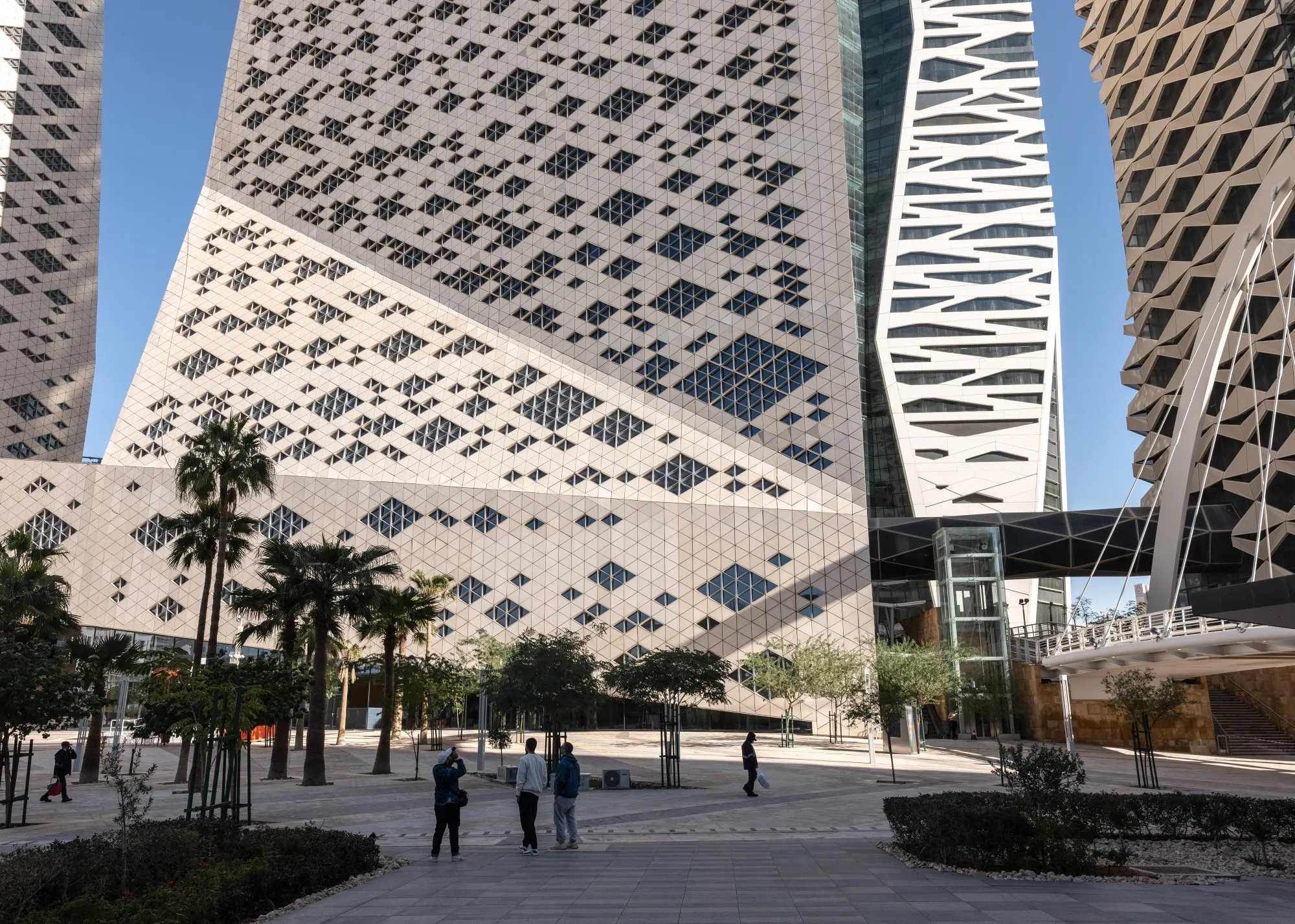 The King Abdullah Financial District in Riyadh.