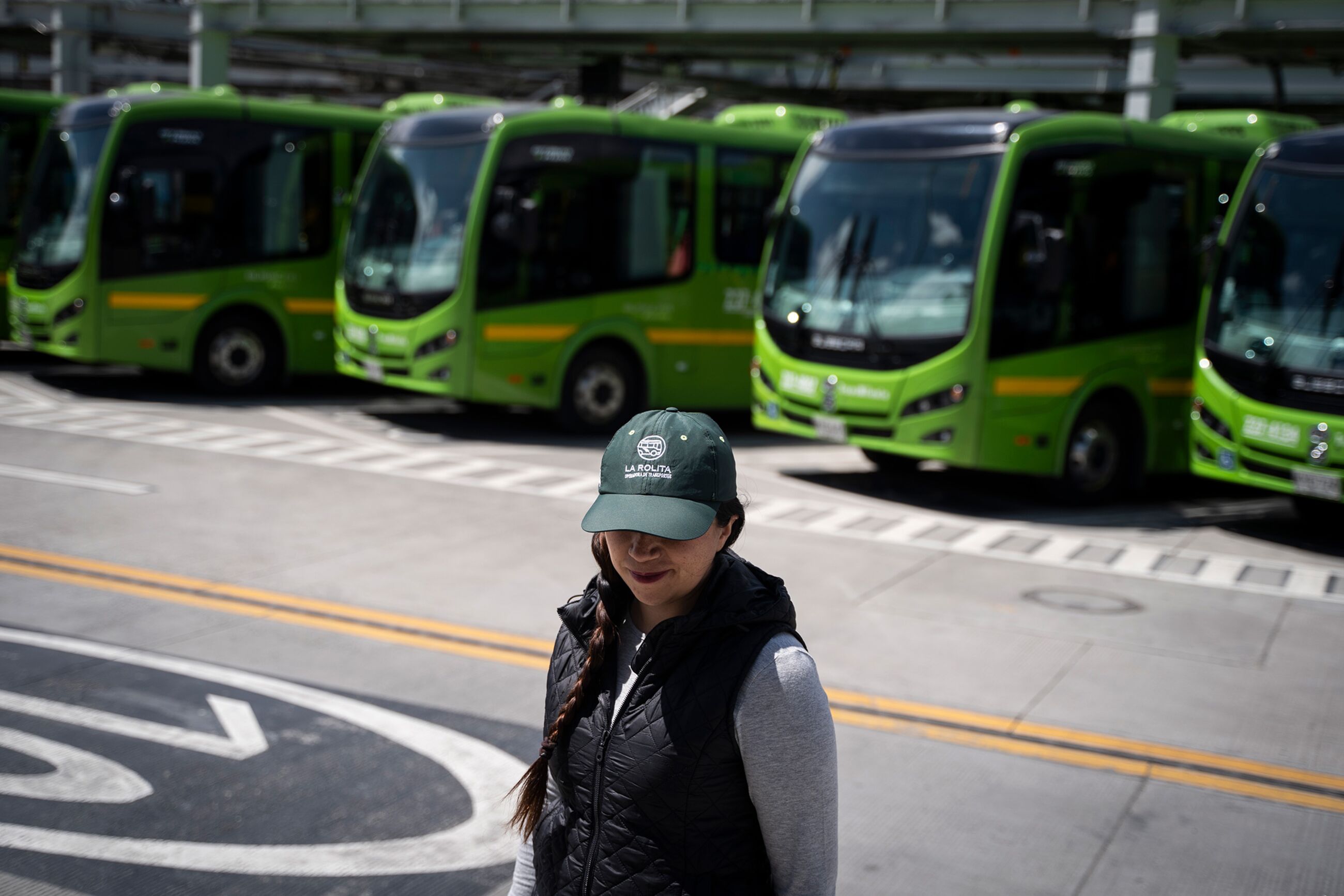 Bogotá last year launched a public transit entity made up entirely of electric buses, with about half the drivers being women, a rarity in the male-dominated field. 