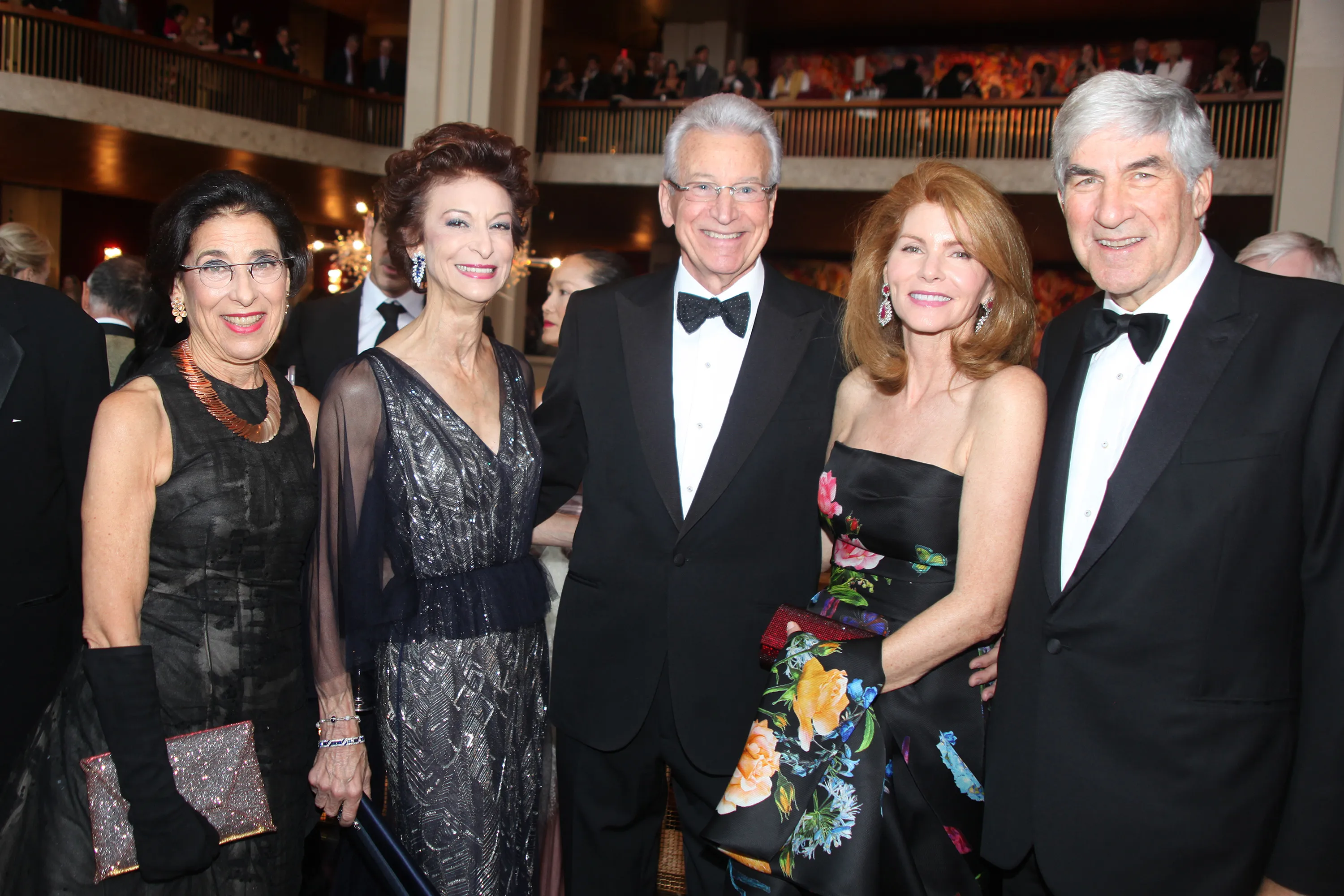 From left, Jeanette Lerman-Neubauer, Judith-Ann Corrente, Willem Kooyker, Suzie and Bruce Kovner