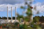 The gas receiving compressor station of the Nord Stream 1 natural gas pipeline in Lubmin, Germany.