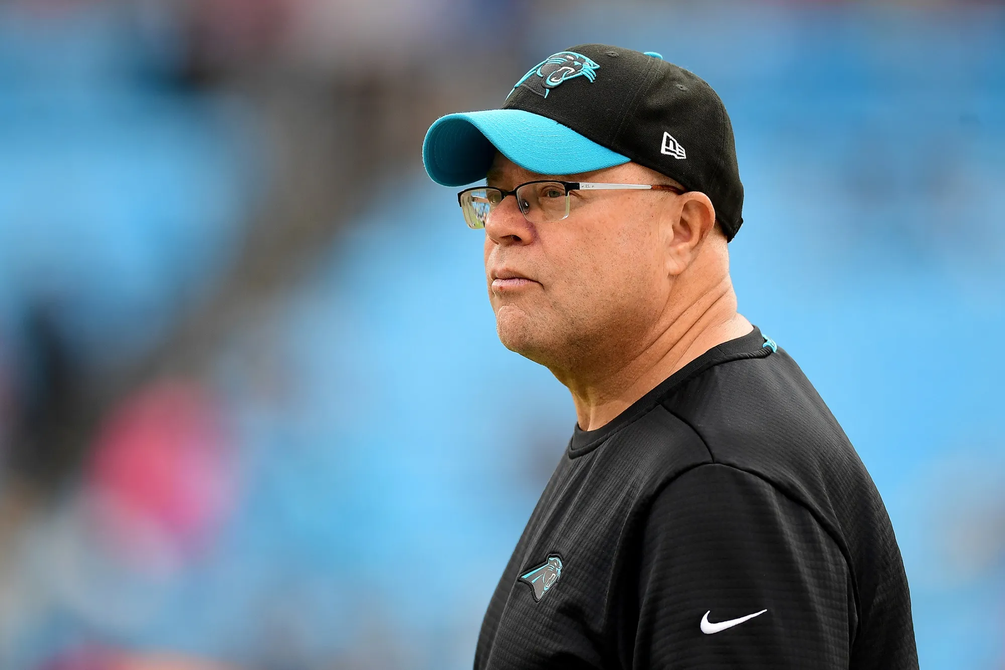 David Tepper before a game in Charlotte, North Carolina, on Dec. 1, 2019.