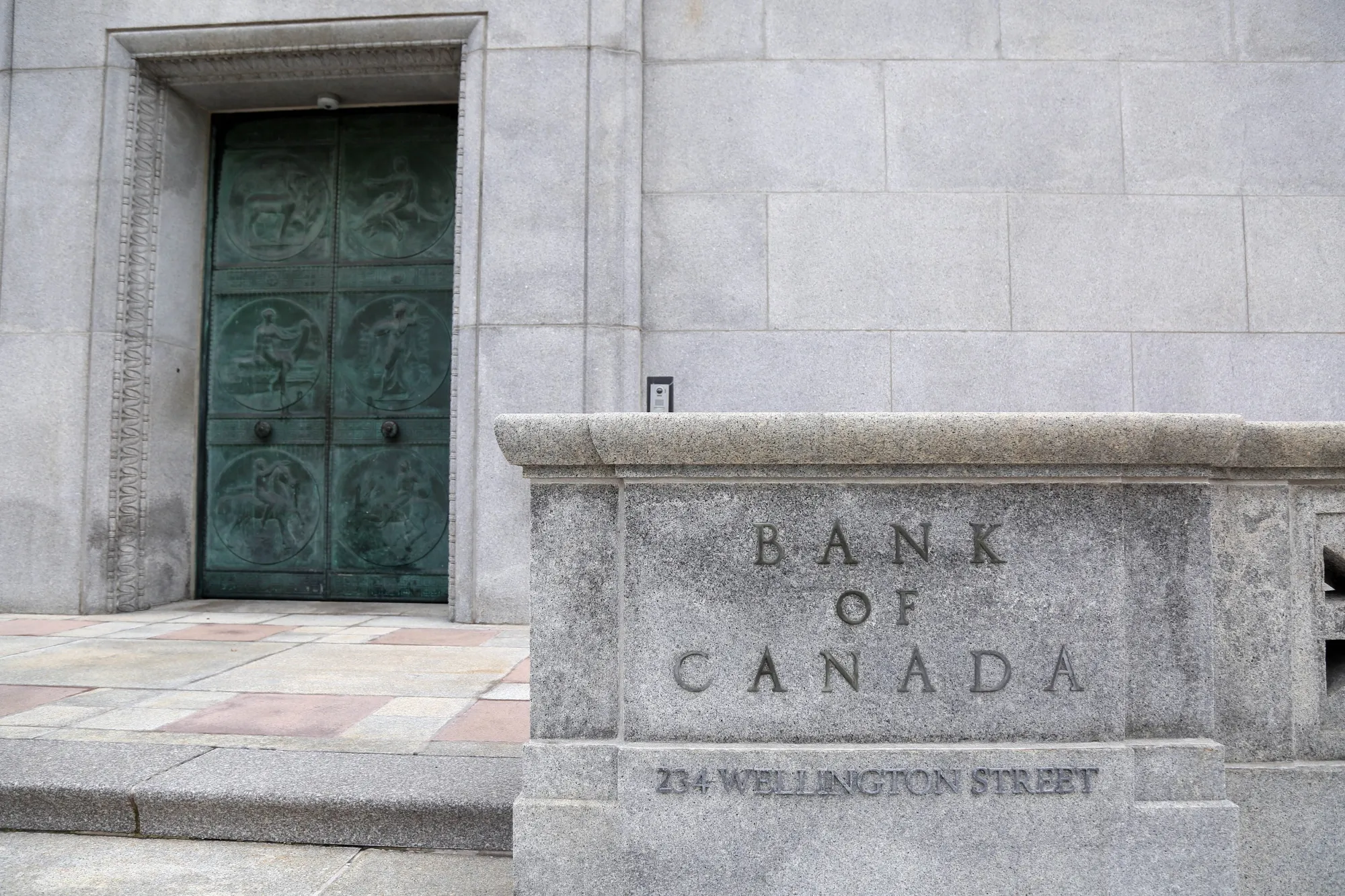 The Bank of Canada in Ottawa, Ontario.