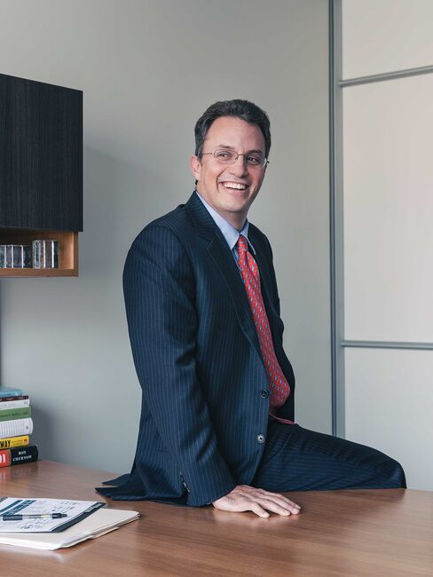 Leonard Tannenbaum at Fifth Street's headquarters in Greenwich, Connecticut.