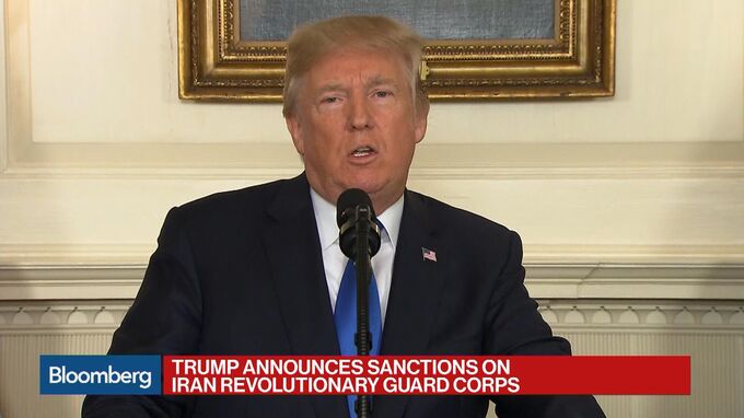 Trump Declares Harder Line On Iran Without Exiting Nuclear Deal - Bloomberg