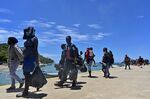 Another day in&nbsp;paradise for refugees.