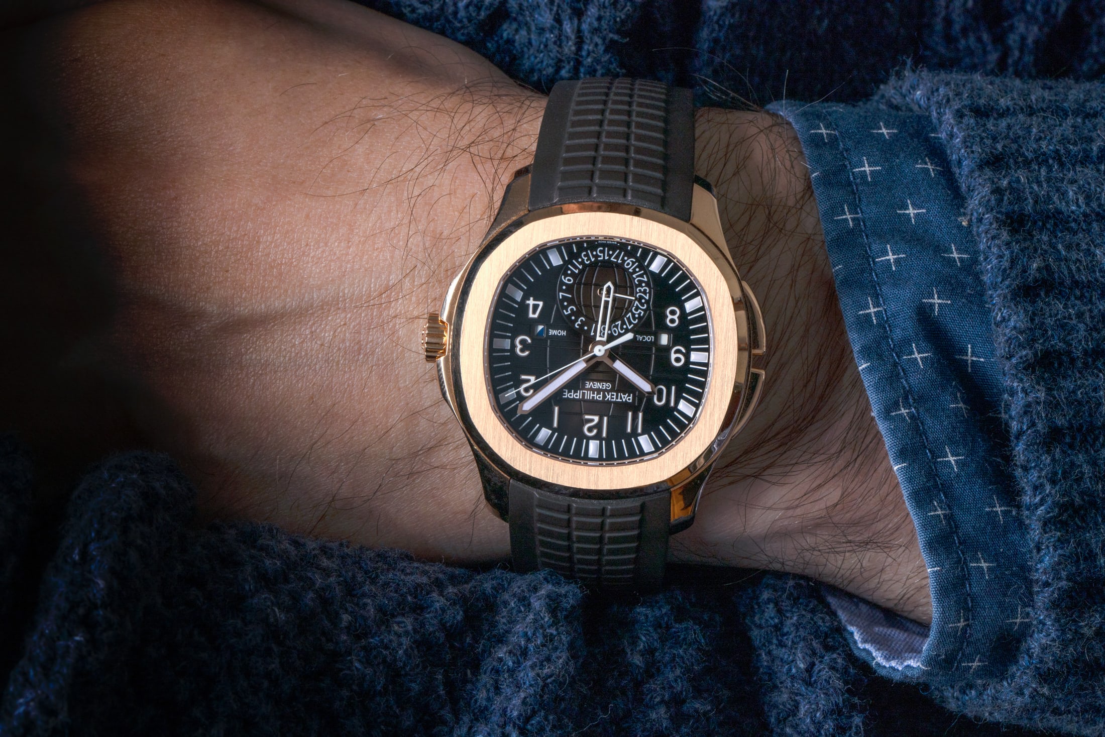 Watch Review Patek Philippe Aquanaut Travel Time 5164R Bloomberg