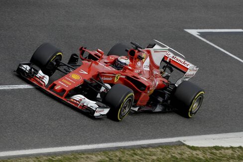 F1レース用のフェラーリ