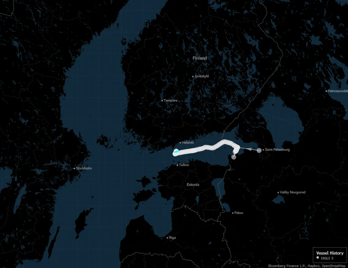 Finnish authorities escort tanker to territorial waters
