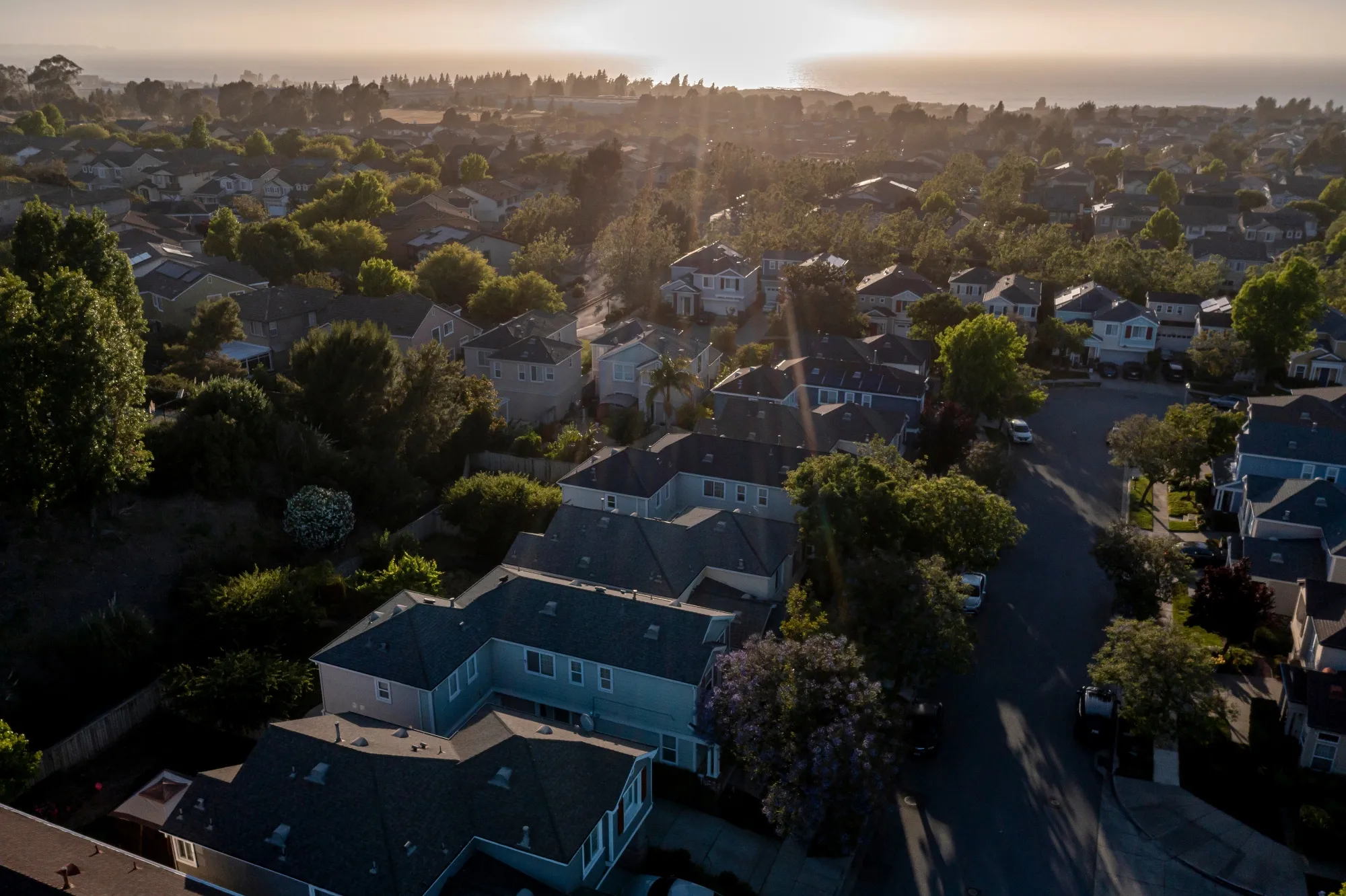 Residential homes in Hercules, California.
