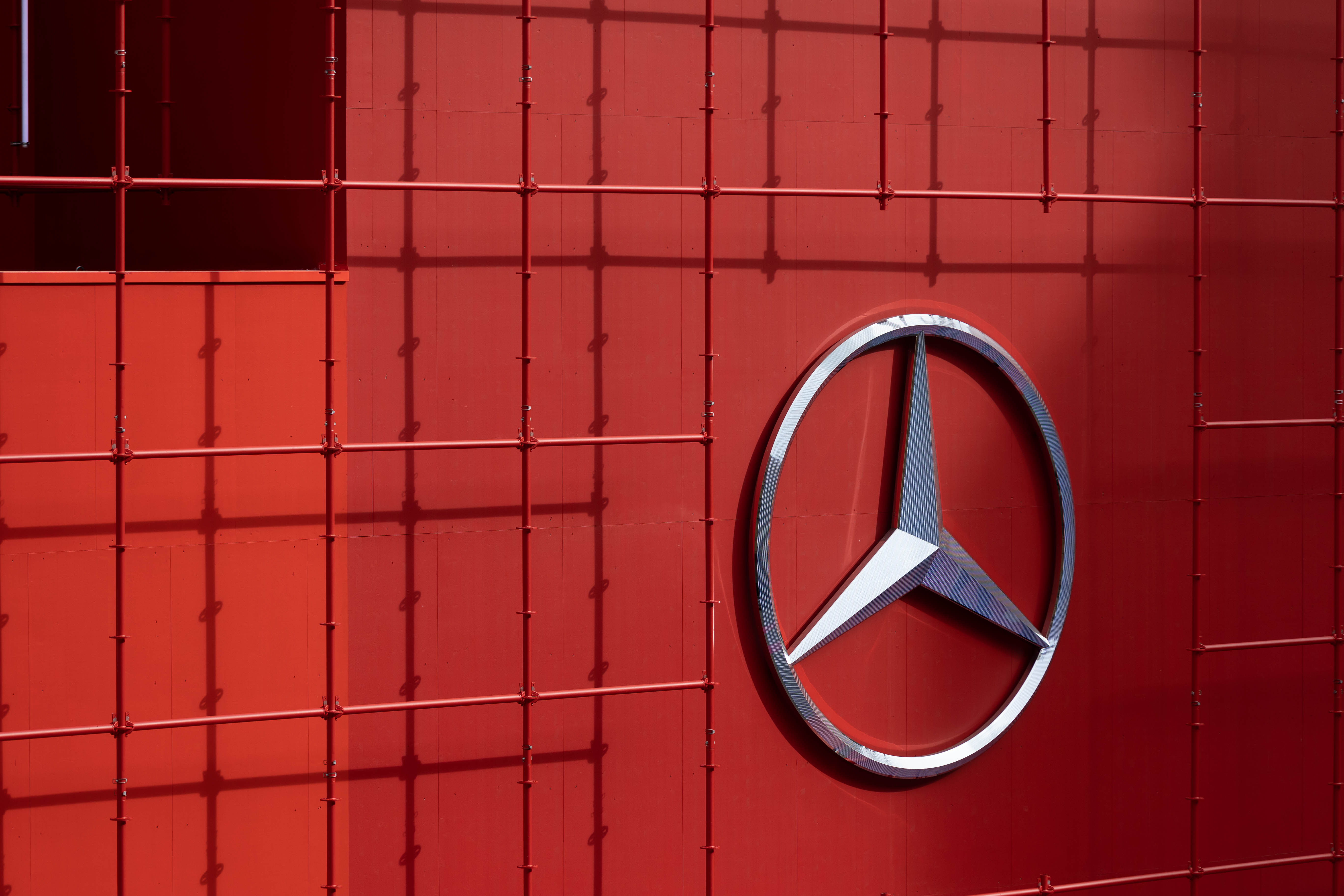 Mercedes-Benz Steering Wheel Center Star Emblem logo 52mm Small Pins Black