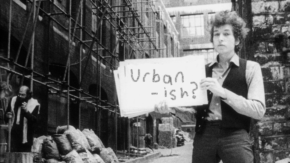 Dylan's alleyway cue cards for &quot;Subterranean Homesick Blues.&quot;