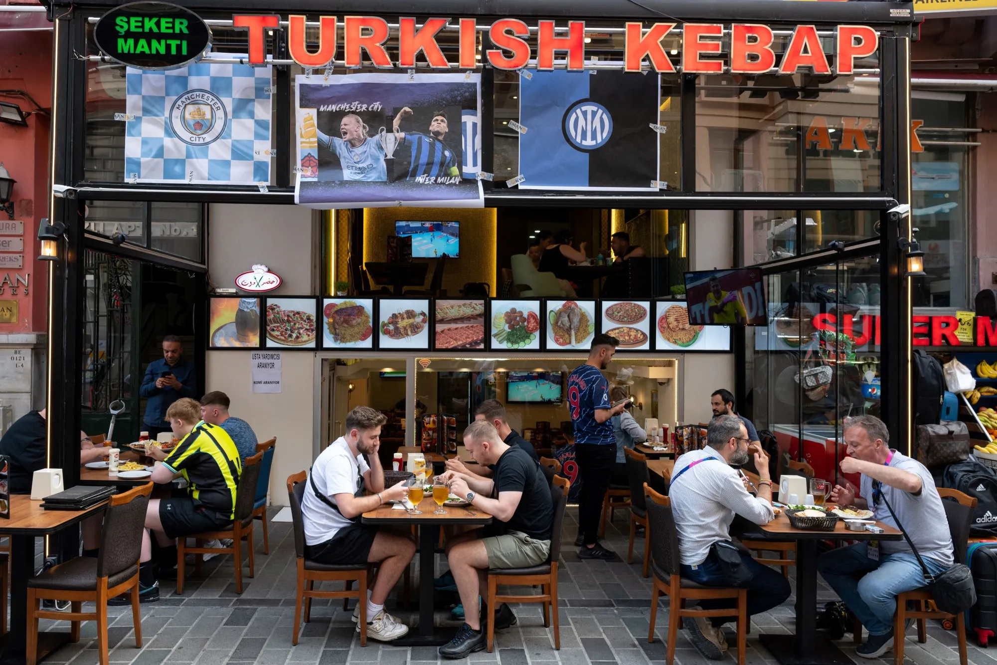 A kebab house in Istanbul.