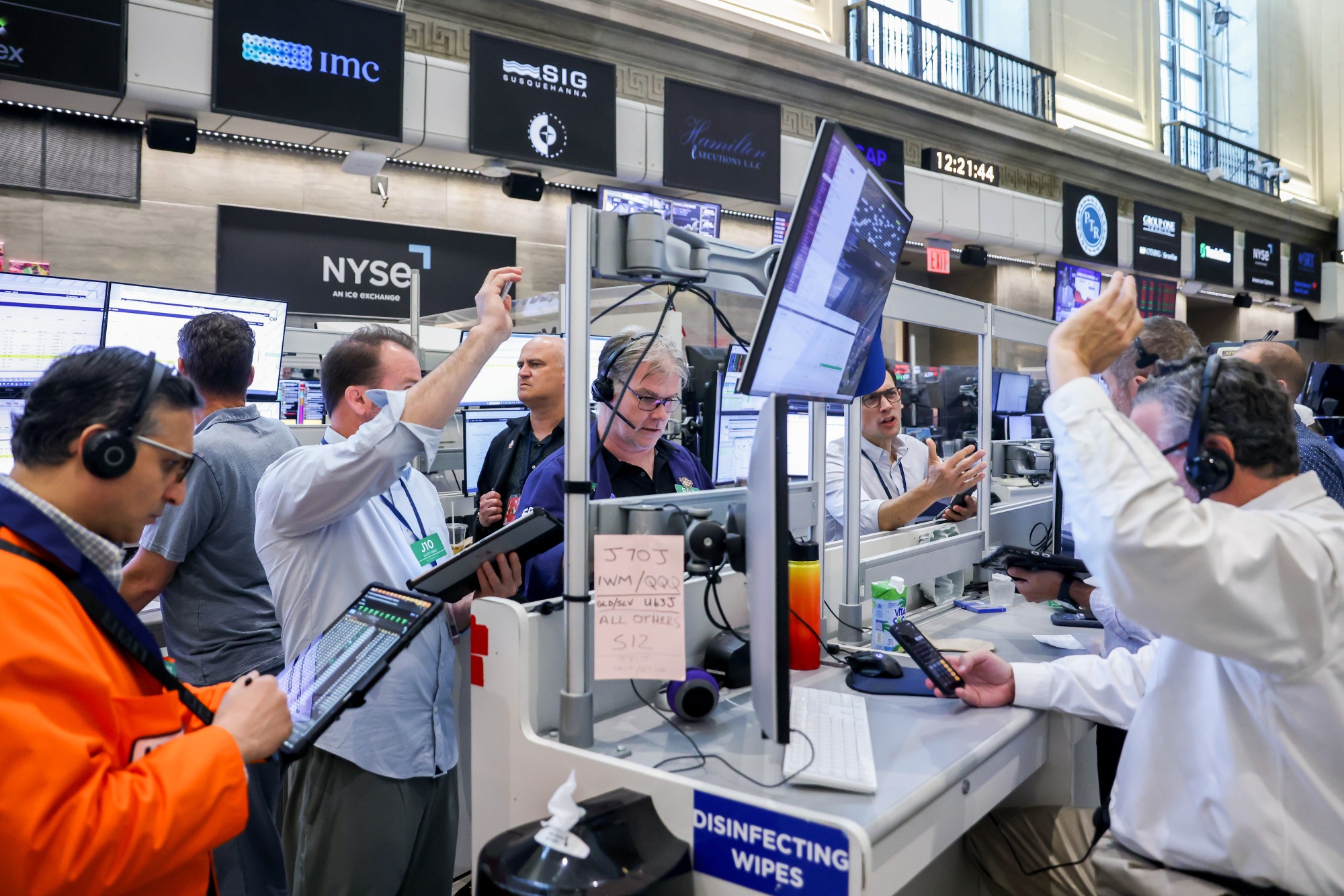 The New York Stock Exchange.