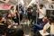 People seen wearing facemasks in the London underground