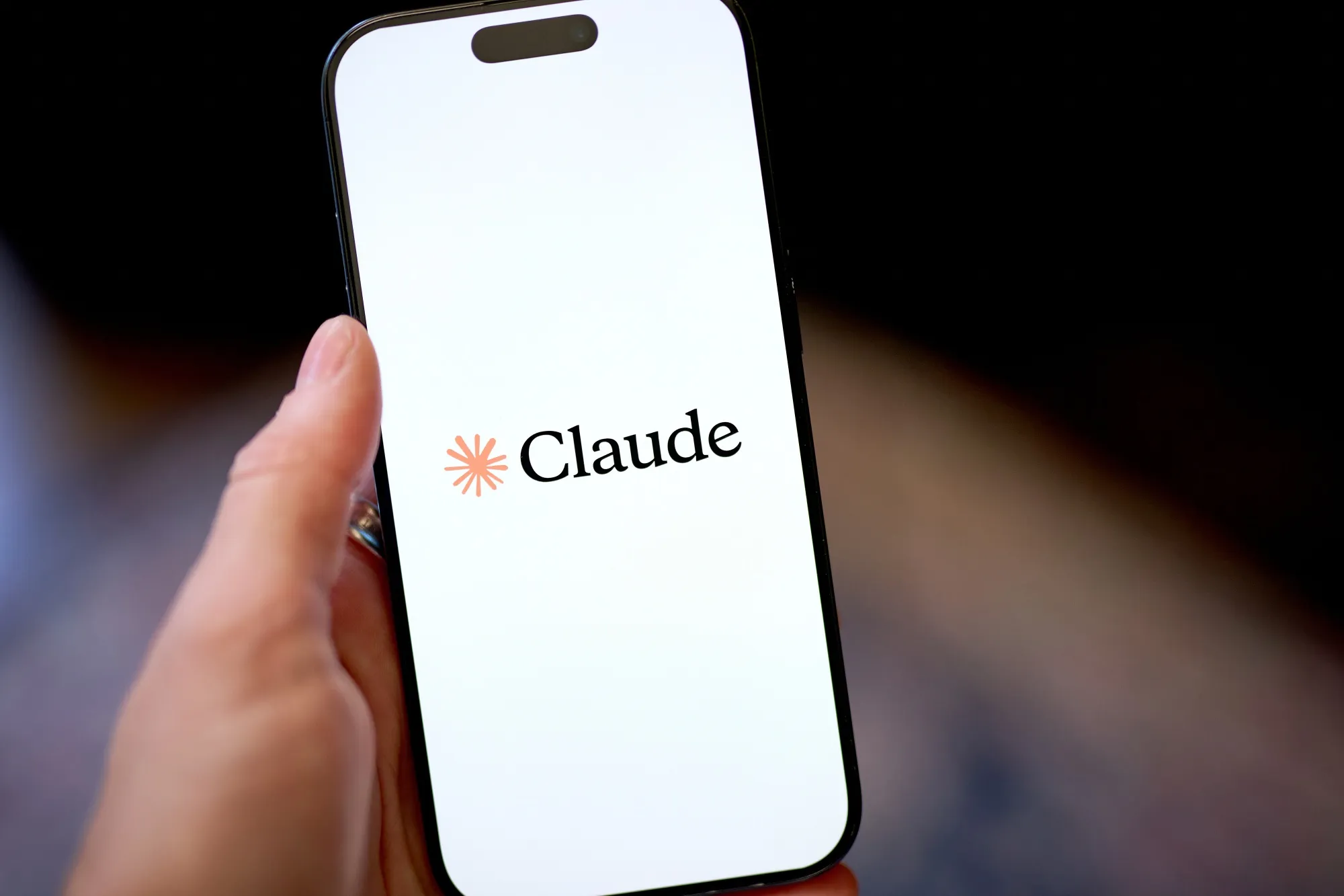 The Anthropic Claude logo on a smartphone. AI tools developed by Anthropic have upended the software industry.