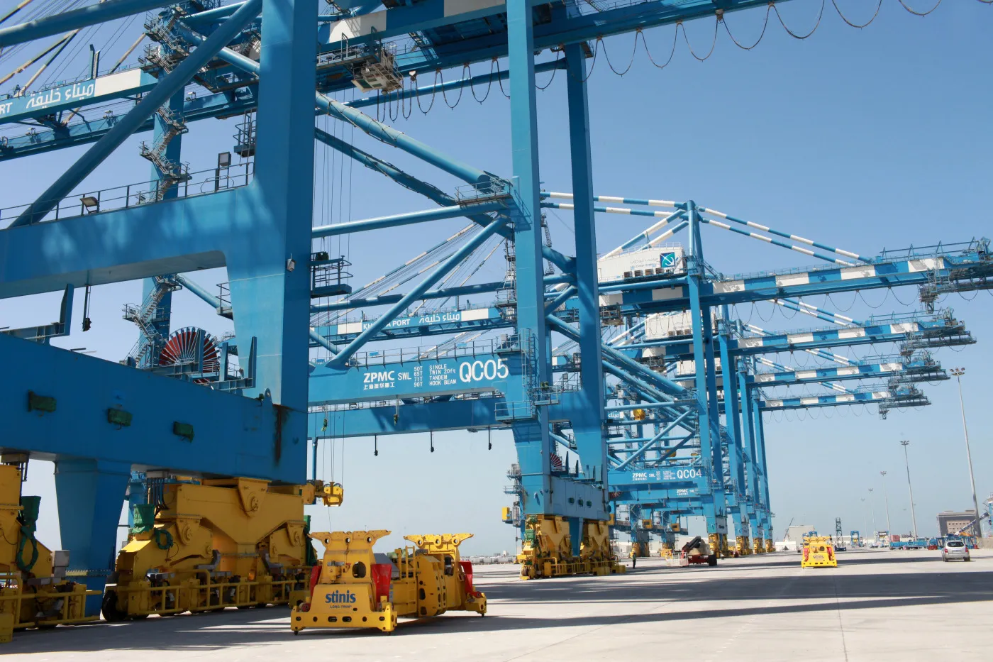 Khalifa Port, operated by Abu Dhabi Ports.
