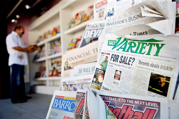 The Daily Variety trade magazine in 2009