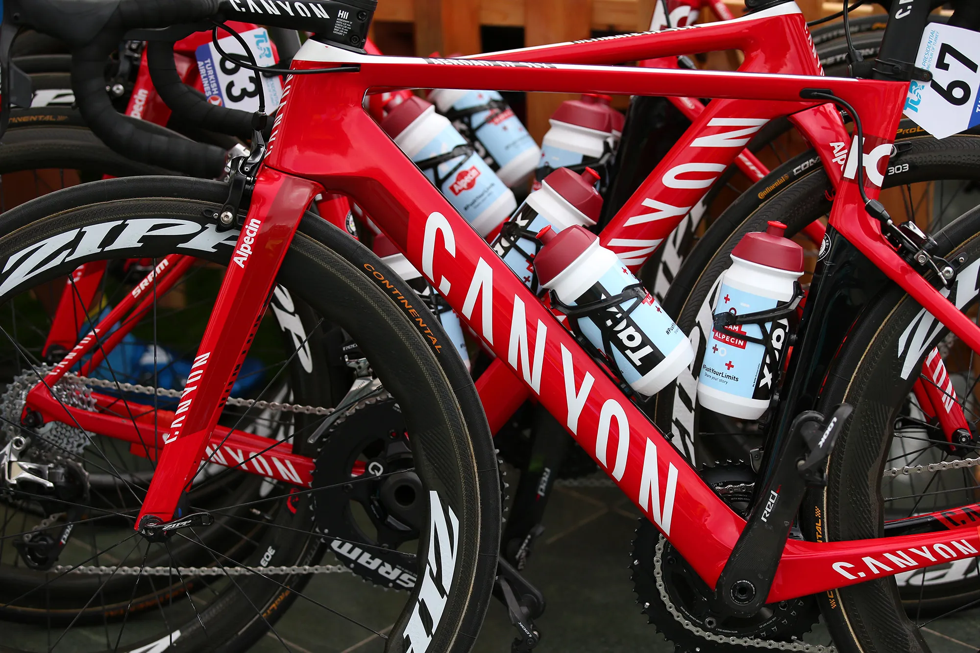 Canyon manufactures a range of mid-level to high-performance road, race and mountain bikes.