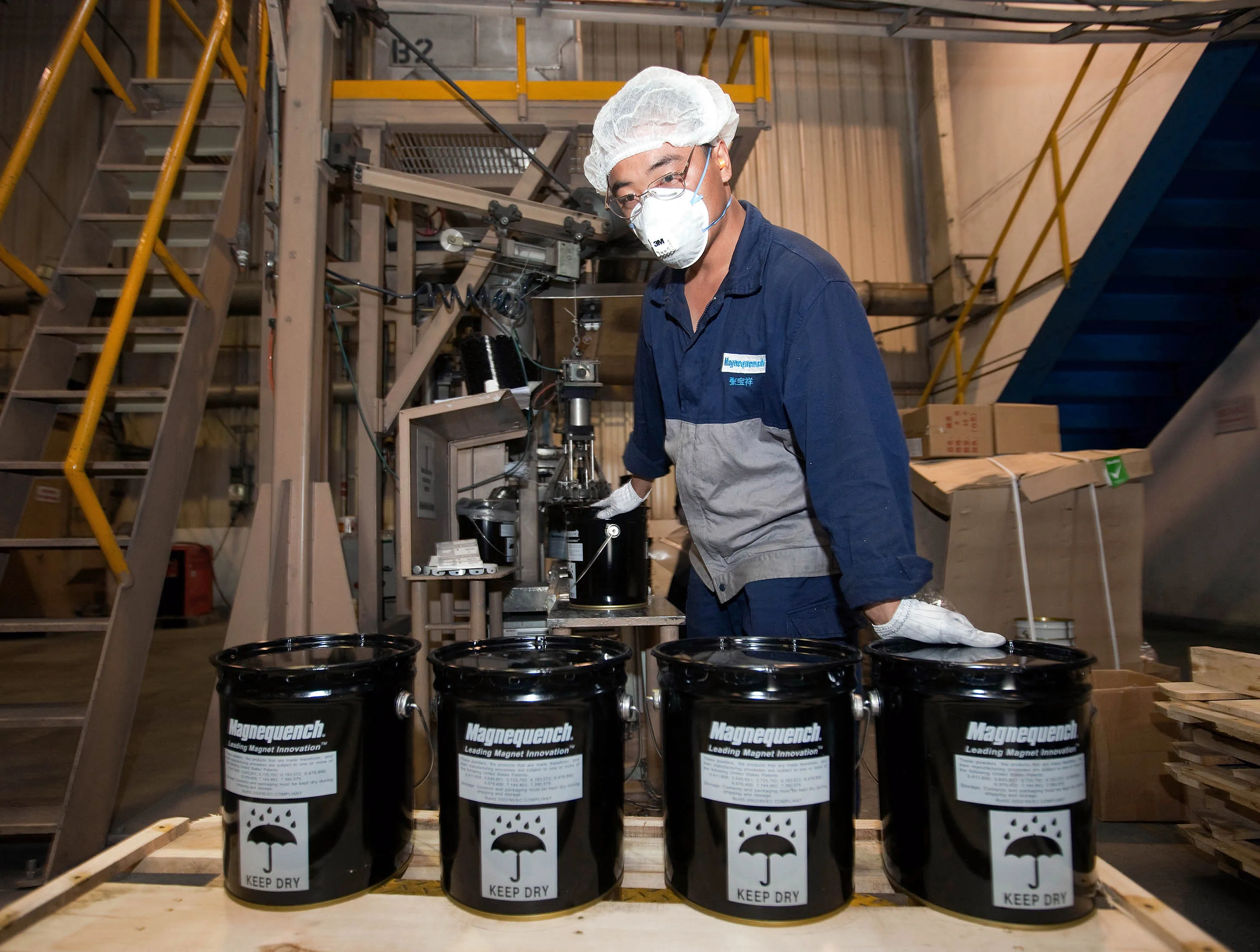 China dominates the market for rare-earth materials.