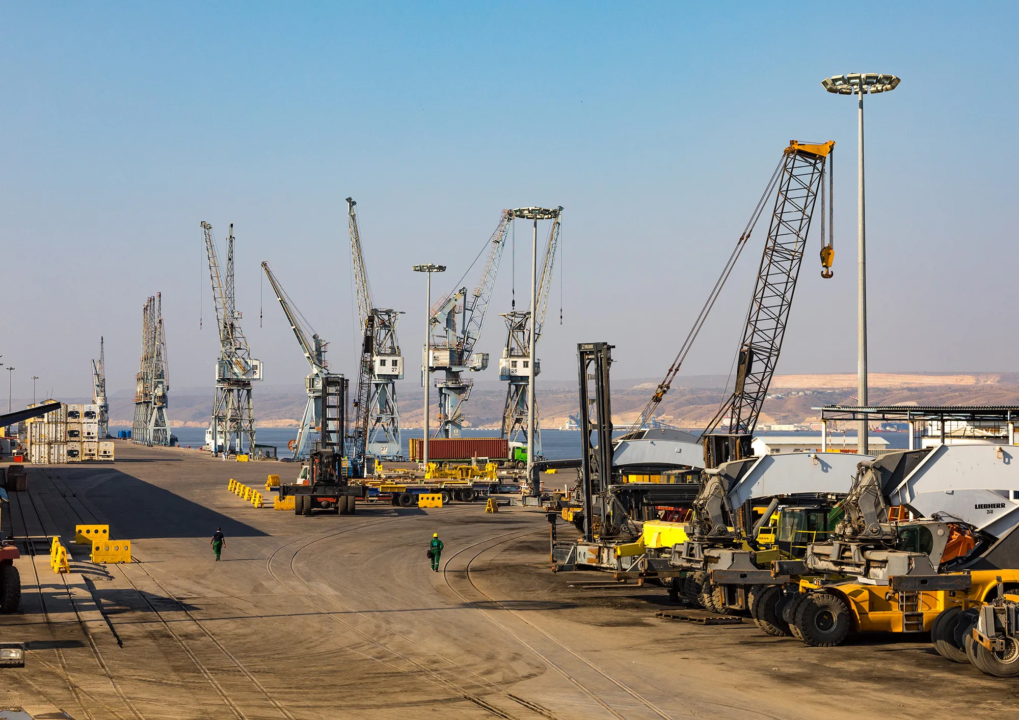 The port of Lobito in&nbsp;Angola.